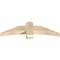 Ekena Millwork Bellingham Rough Sawn Timber Gable Bracket, Douglas Fir, 48"W x 14"H x 4"D x 6"F, 7/12 Pitch GBW048X14X0406BEL00RDF - alternate 4